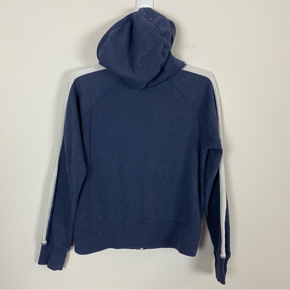 Vintage GAP Y2K Blue & White Full Zip Retro Sweater - Picture 2 of 8